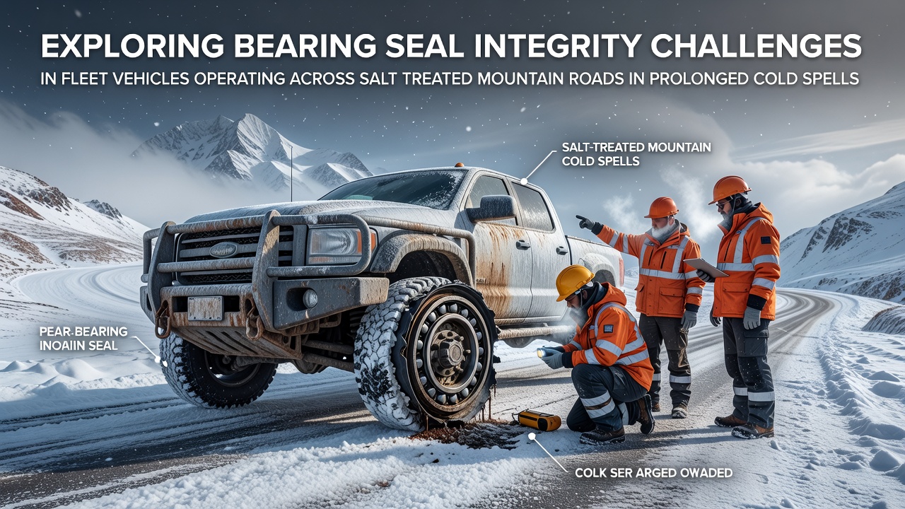 Exploring Bearing Seal Integrity Challenges in Fleet Vehicles Operating Across Salt Treated Mountain Roads in Prolonged Cold Spells